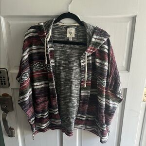 Billabong Multicolor Hooded Poncho